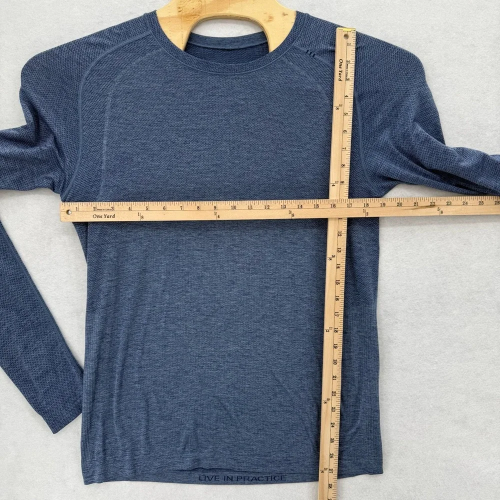 Lululemon Metal‎ Vent Tech Long Sleeve 2.0 Midnight Shadow / Tempest Blue Medium